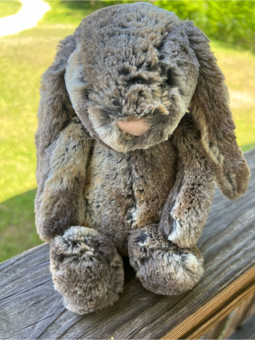 Jellycat Bashful Bunny Woodland Brown 12" Rabbit Plush Stuffed Toy.